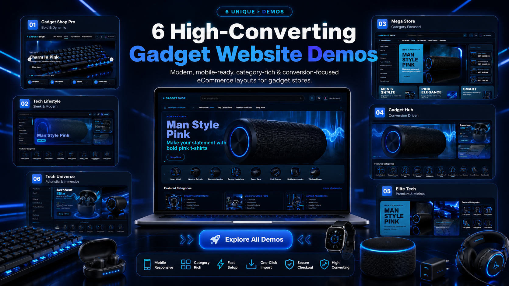 Gadget Web Template